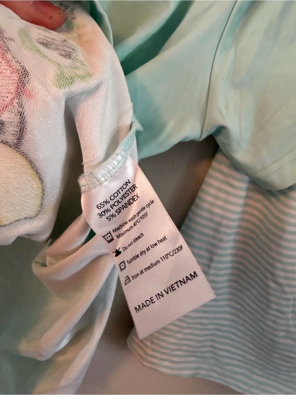 Little Bear Smocks Mickey Mouse Light Aqua Outfit - Picture 5 of 6
